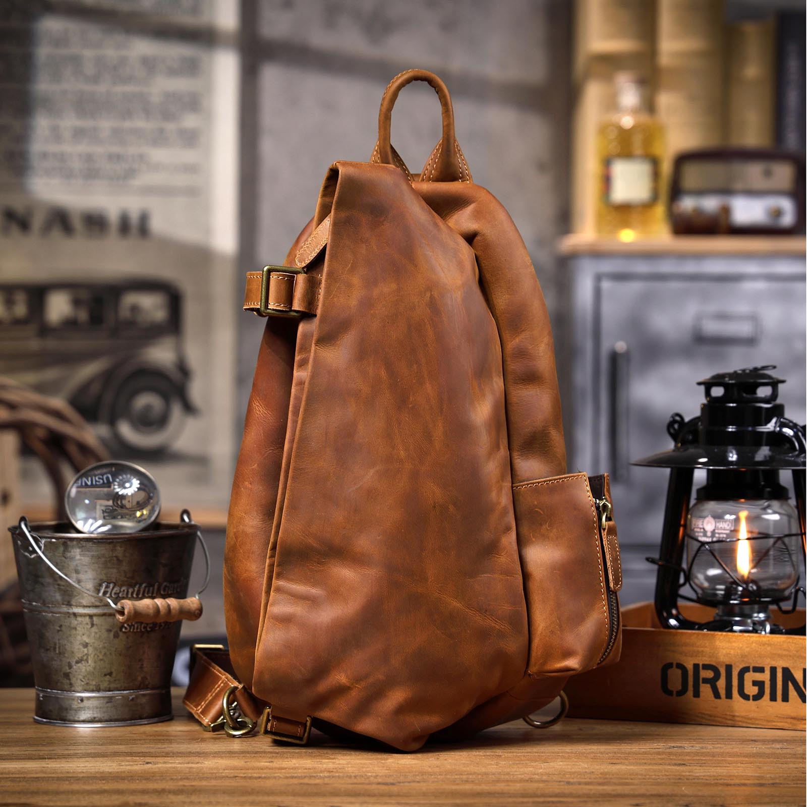 Travel Organizer Men - Borsa a tracolla da uomo di
