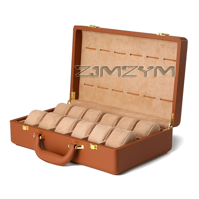 Travel Organizer Men - Scatola per 12 Orologi da Uomo,