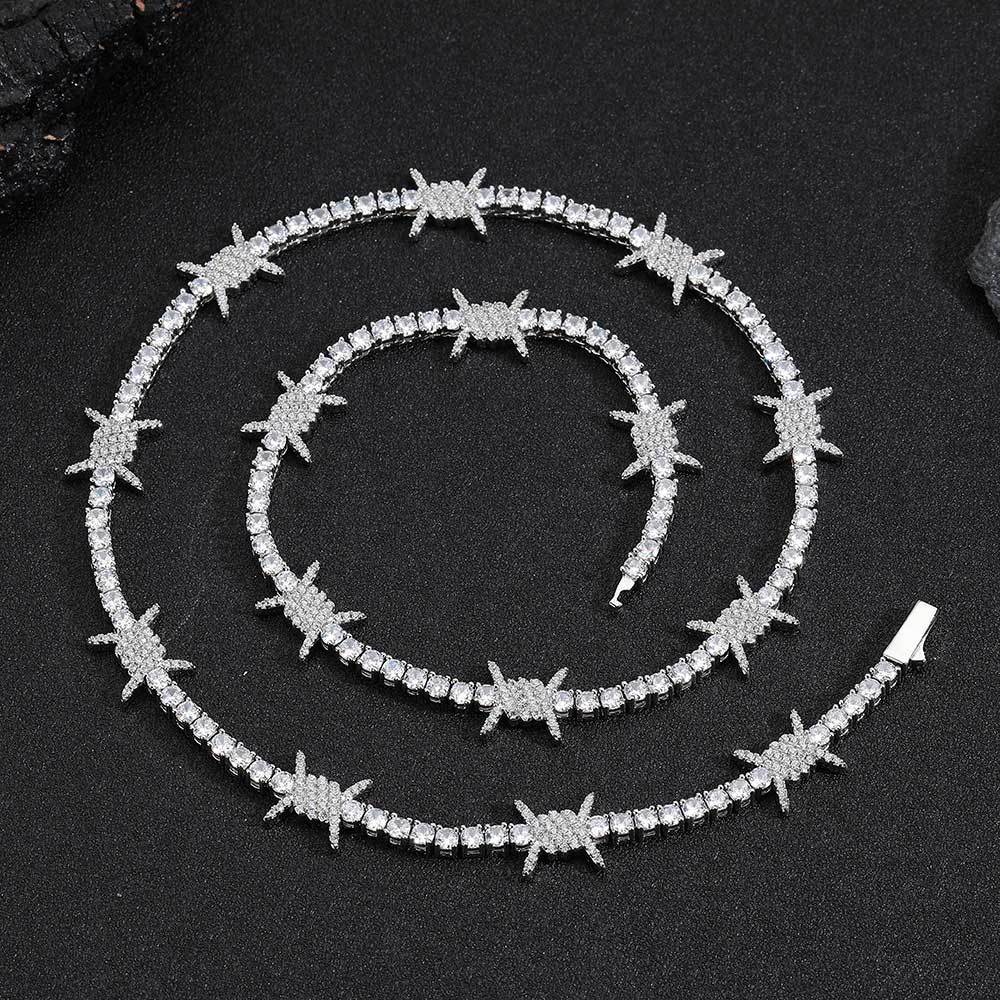 Collana a catena da tennis con - Men Accessories Neck Chain recensione e prezzo