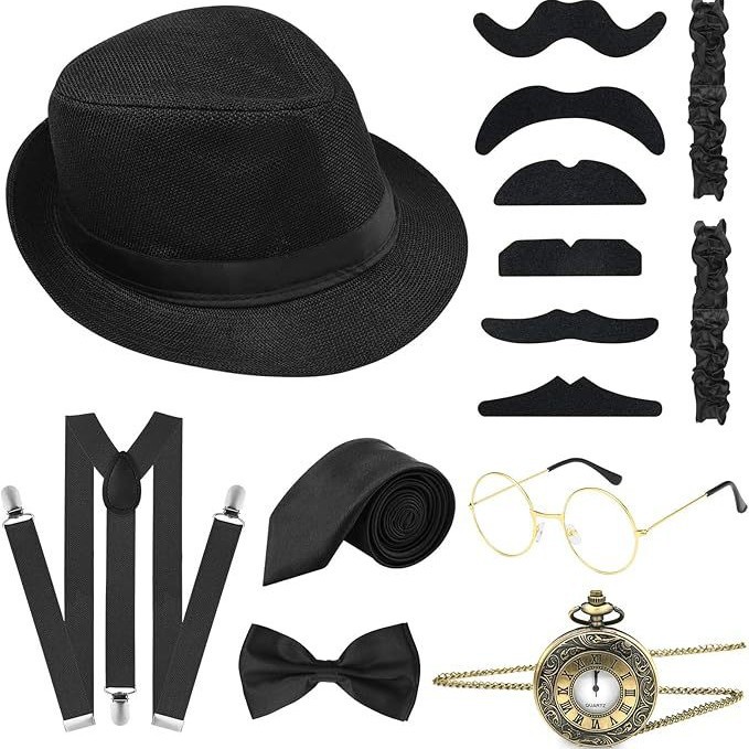 Set di Accessori per Costume d - Men'S Accessories In The 1920S recensione e prezzo
